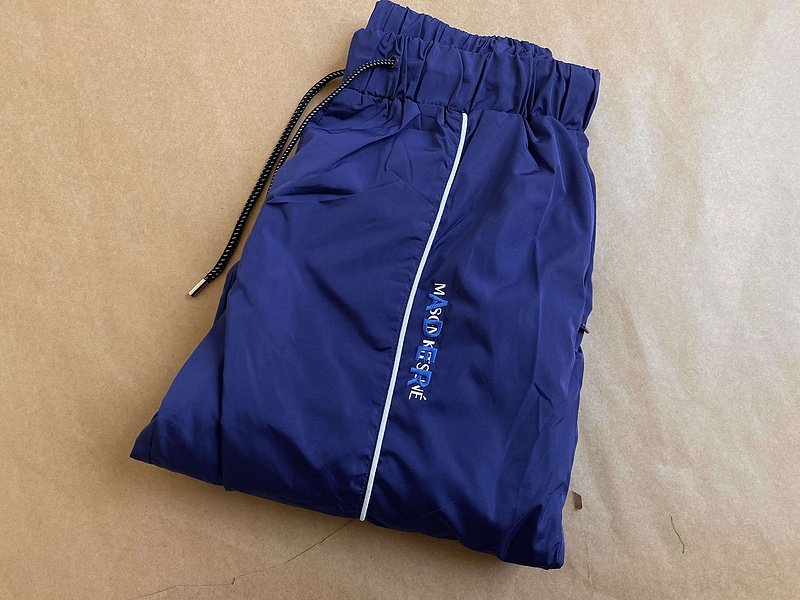 Штаны ADER Error X Maison Kitsune "Blue/Green" фото № 6