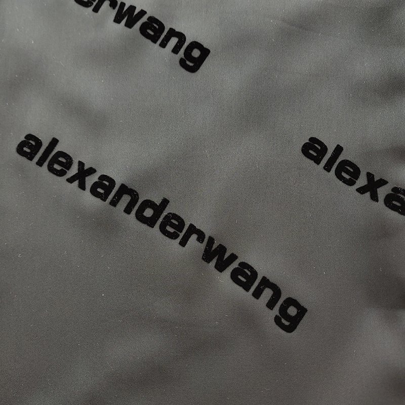Штаны Alexander Wang Print Inscription "Black" фото № 4