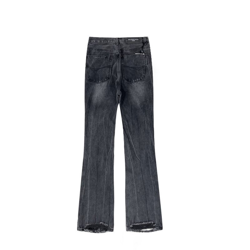 Джинсы Balenciaga Scuffs Flared From Knee "Black" фото № 2