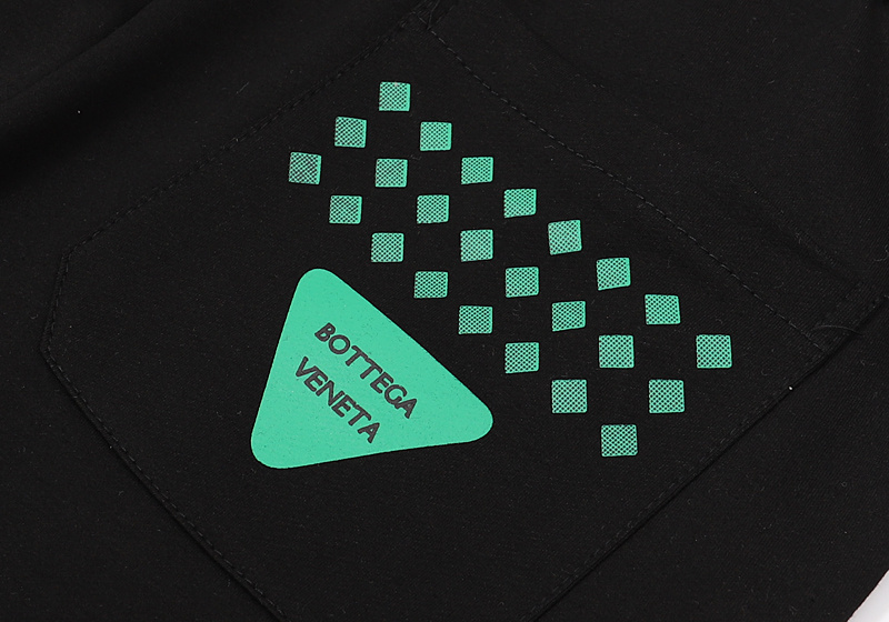 Штаны Bottega Veneta With Logo And Small Diamonds "Black" фото № 2