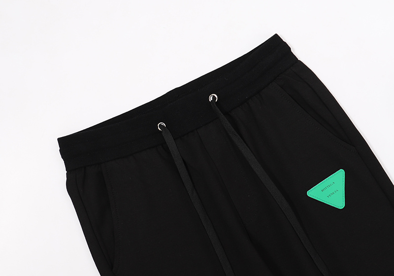 Штаны Bottega Veneta With Logo And Small Diamonds "Black" фото № 7