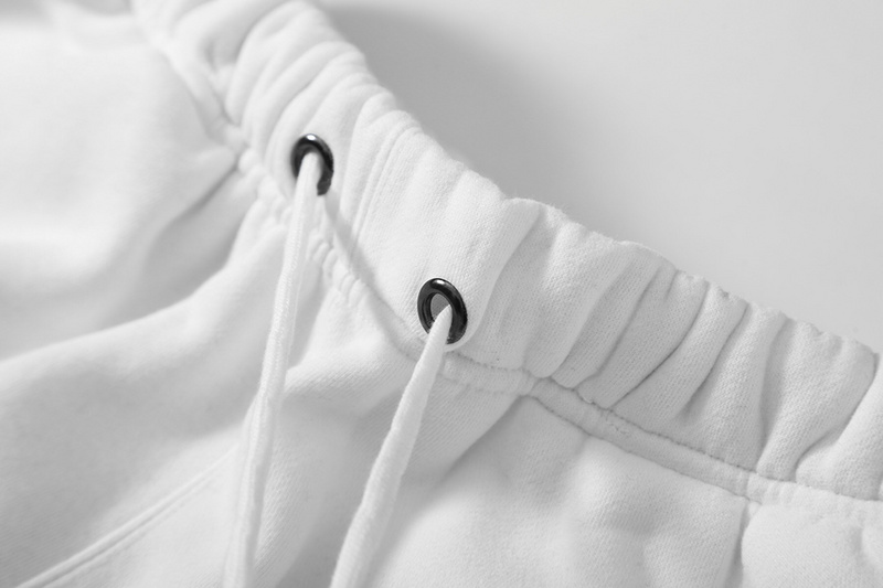 Штаны Burberry With Logo On Fleece "White" фото № 2