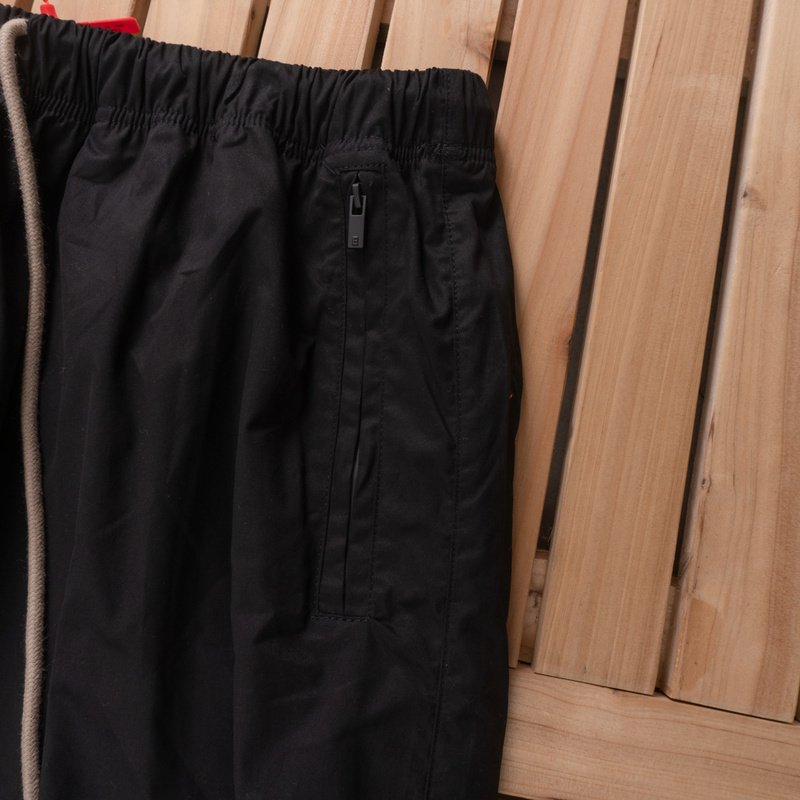 Штаны Fear Of God Pockets With Zippers And Bottom Elastic Bands "Black" фото № 2