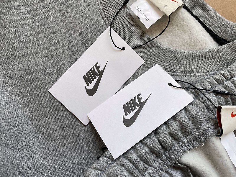 Свитшот Nike X Stussy With City Text And Logo "Gray" фото № 2