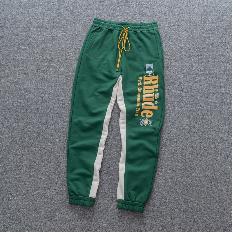 Штаны Rhude World Champions Team "Green" фото № 2