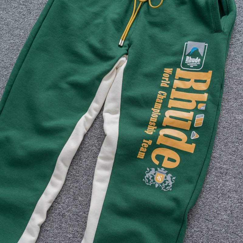 Штаны Rhude World Champions Team "Green" фото № 3