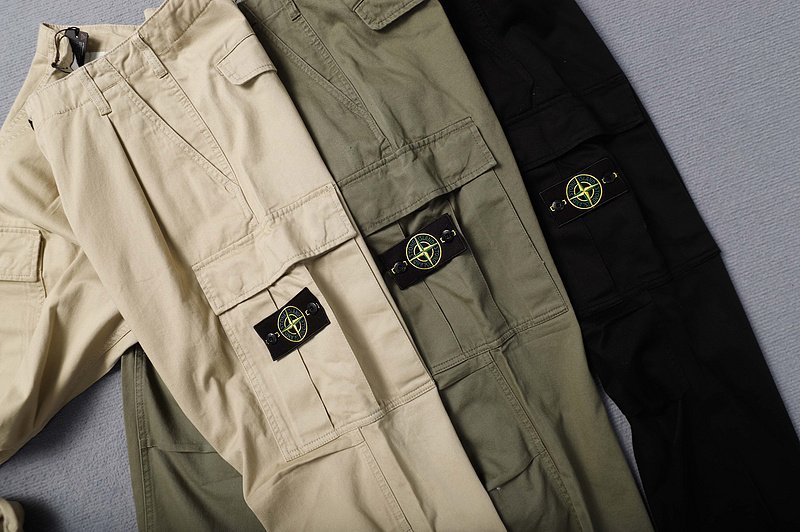 Штаны Stone Island Sweatpants With Compass Patch "Black" фото № 3
