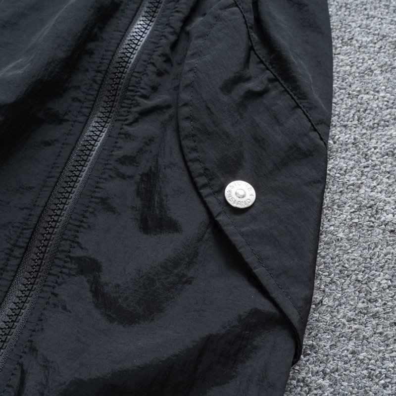 Штаны Stone Island ZIP With Logo Brand "Black" фото № 4