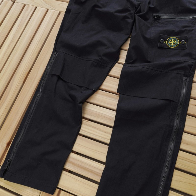 Штаны Stone Island Having Logo Patch "Black" фото № 4