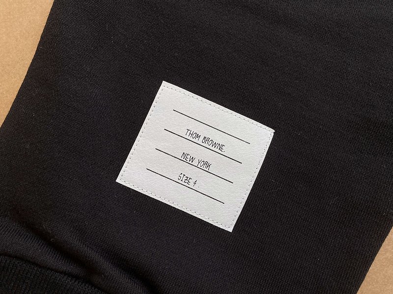 Штаны Thom Browne With New York Sign "Black" фото № 7