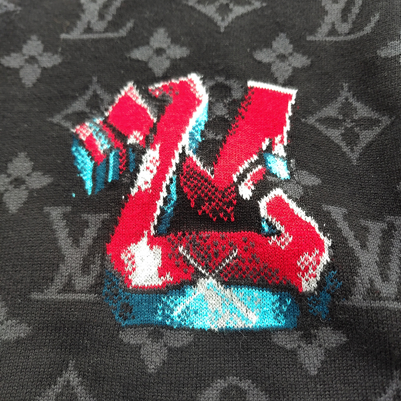 Бомбер Louis Vuitton Graffiti Brand "Black/Gray" фото № 8