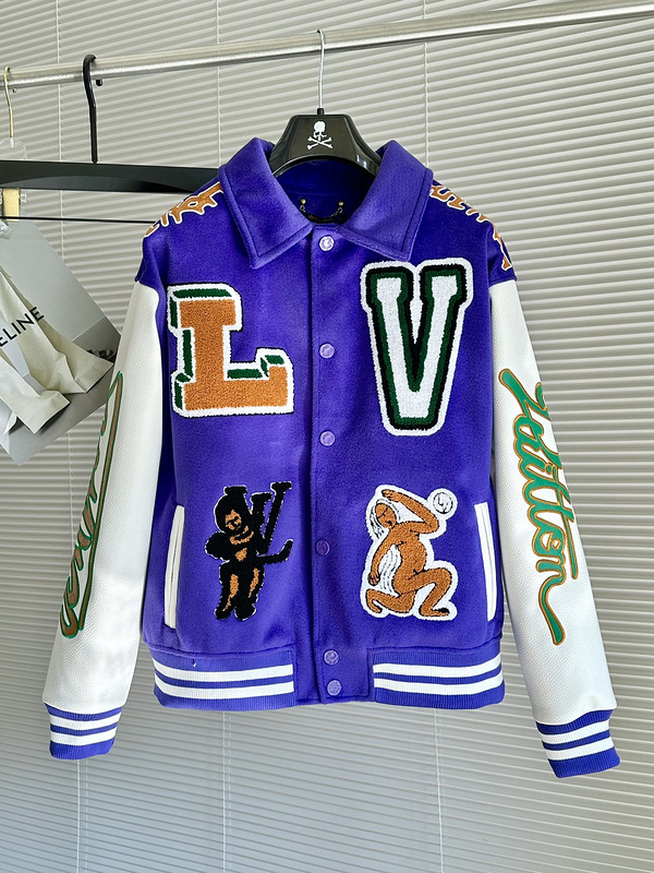 Бомбер Louis Vuitton Driving Nails "Violet" фото № 9