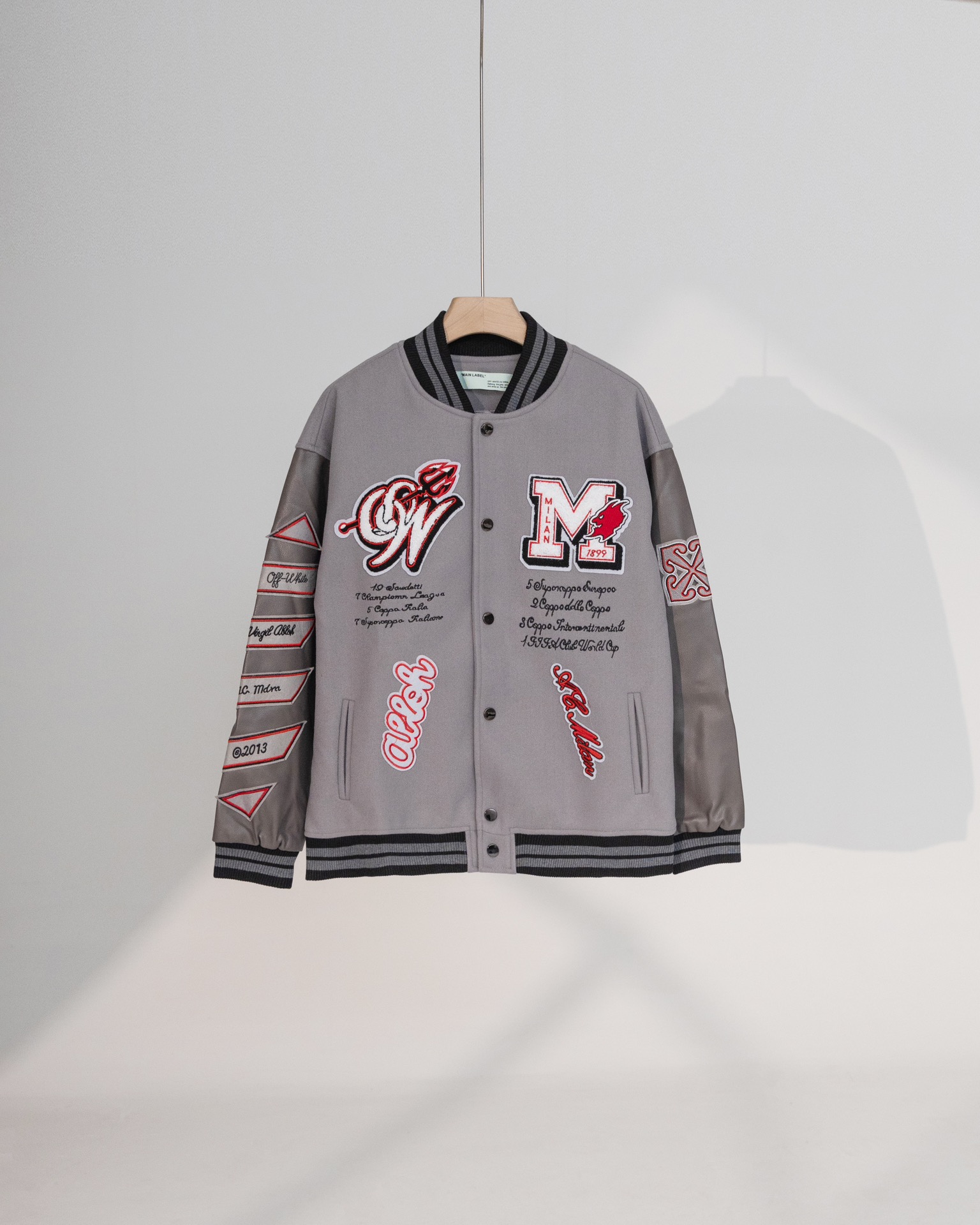 Бомбер Off White Milan Devil "Gray" фото № 9