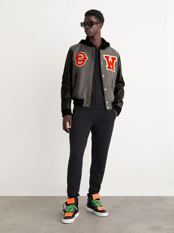 Бомбер Off White Capital Letters "Black/Gray" фото № 2