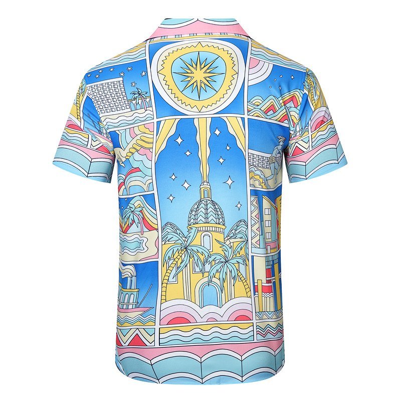 Рубашка Casablanca Beach Print "Blue" фото № 2