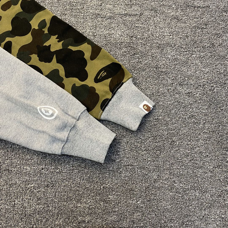 Худи A Bathing Ape Buttoned Head "Green" фото № 4