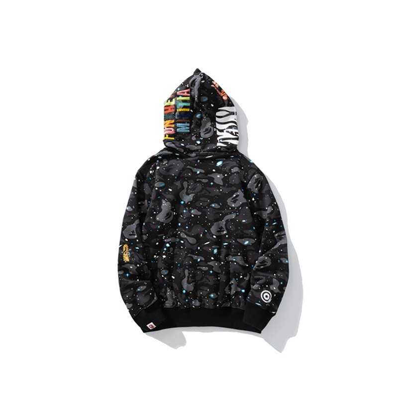 Худи A Bathing Ape Tiger Paint Stains "Black" фото № 2