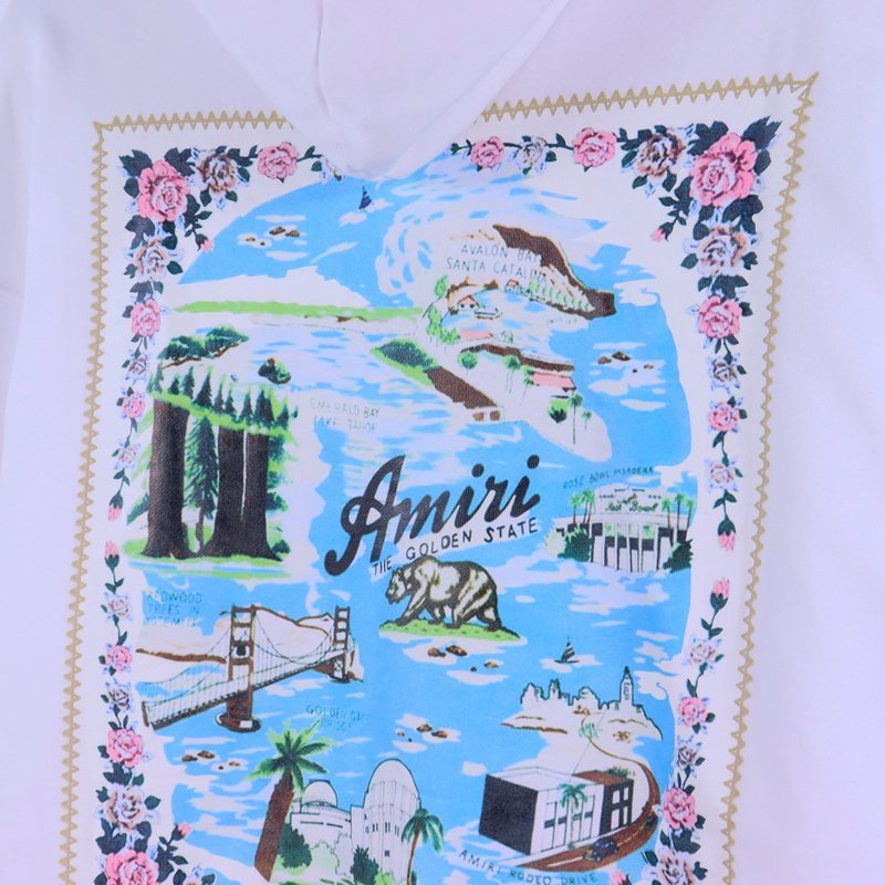 Худи Amiri The Golden State "White" фото № 3