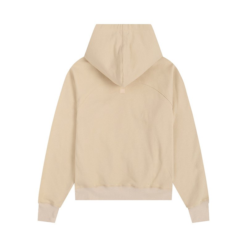 Худи Amiri Heart And Letter — Logo ZIP "Beige" фото № 8