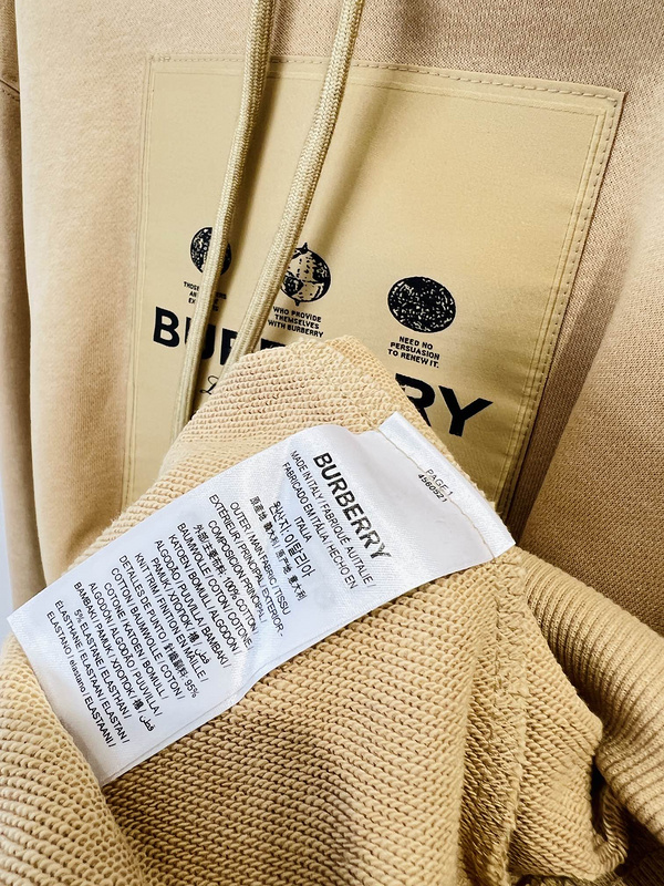 Худи Burberry Brand Label "Beige" фото № 2