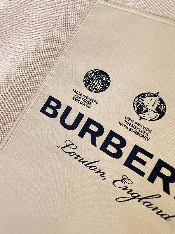 Худи Burberry Brand Label "Beige" фото № 6