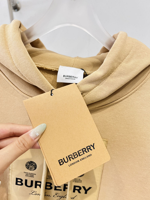 Худи Burberry Brand Label "Beige" фото № 7
