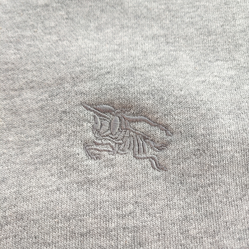 Худи Burberry Rider Logo ZIP "Gray" фото № 6