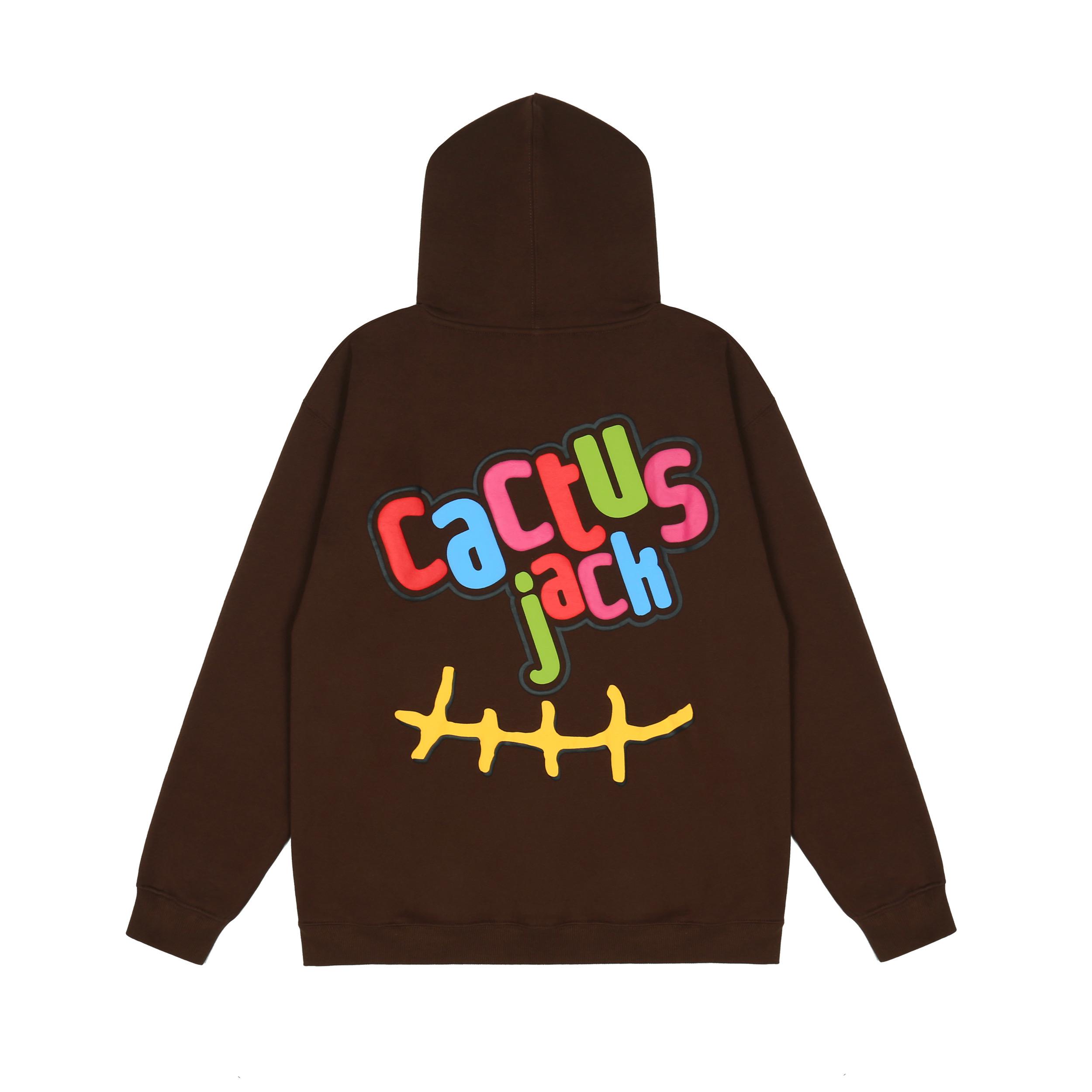 Худи Cactus Jack Merch Bright Joyfull Cactus "Brown" фото № 2