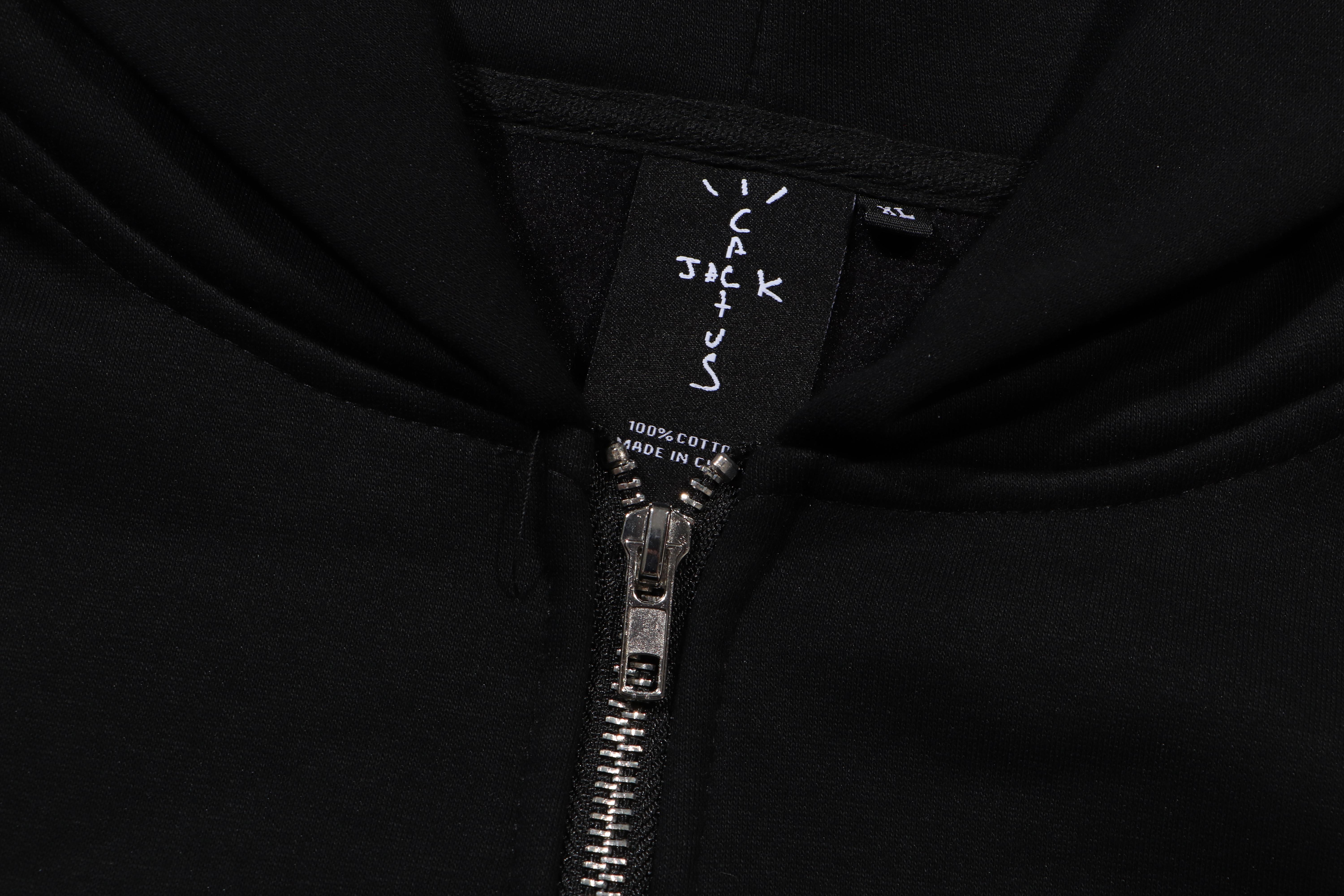 Зип-Худи Travis Scott Cactus Jack For Fragment Sunrise Zip Up "Black" фото № 6