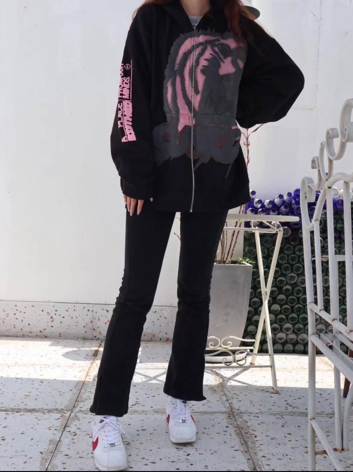 Зип-Худи Travis Scott Cactus Jack For Fragment Sunrise Zip Up "Black" фото № 9
