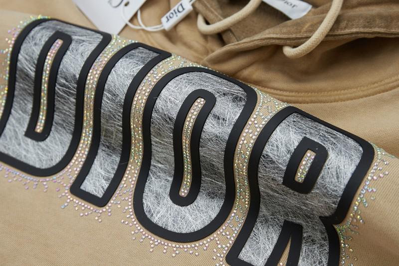 Худи Christian Dior Central Big Frontside Logo Dior "Yellow" фото № 4