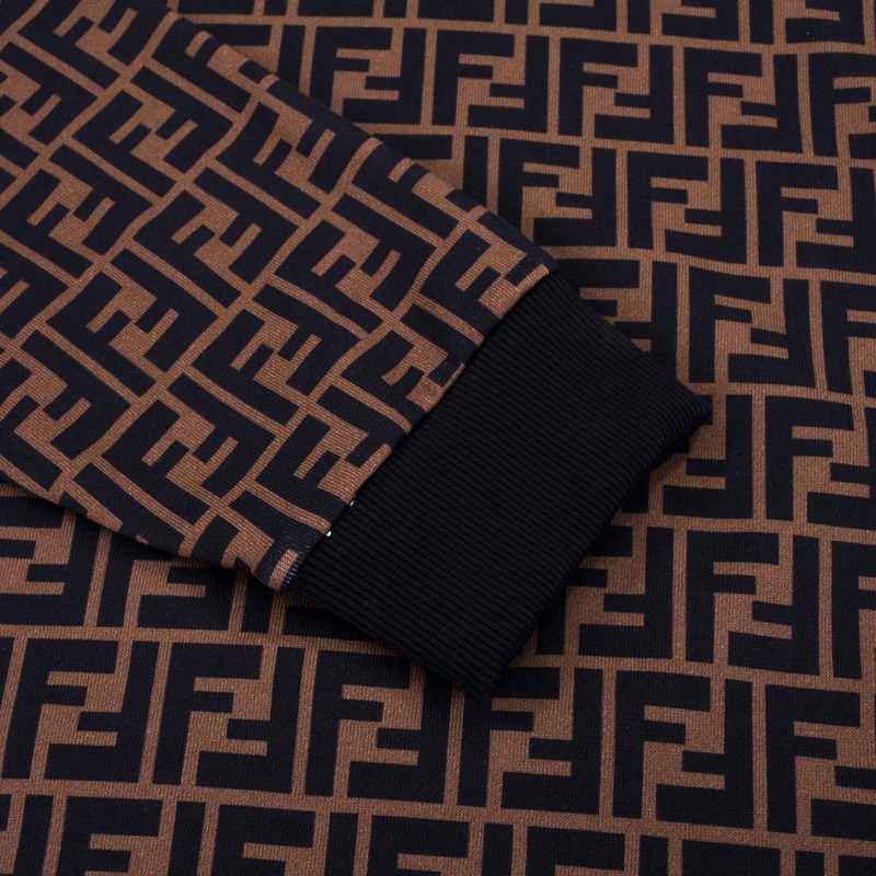 Худи Fendi With Yellow Stripes "Brown/Black" фото № 7