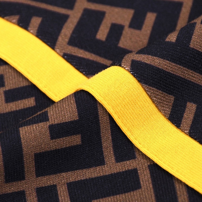 Худи Fendi With Yellow Stripes "Brown/Black" фото № 6