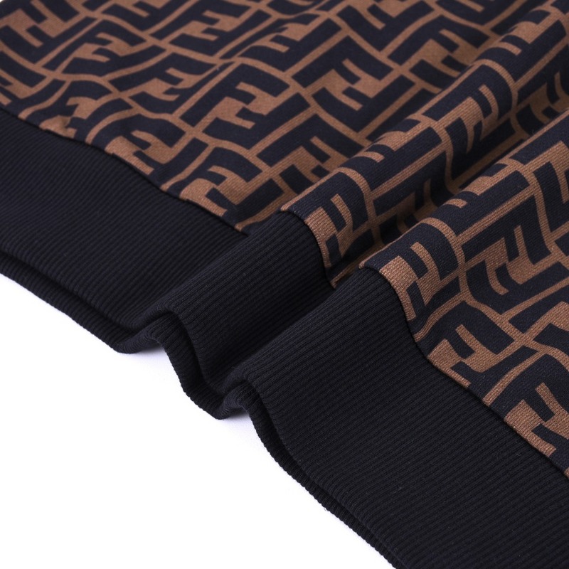 Худи Fendi With Yellow Stripes "Brown/Black" фото № 3