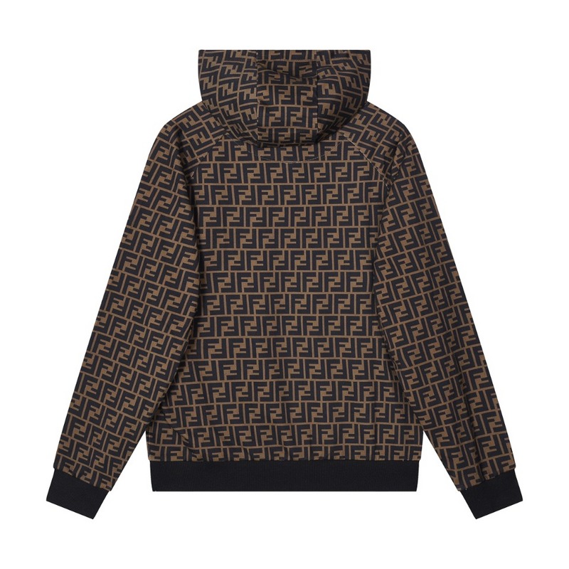 Худи Fendi With Yellow Stripes "Brown/Black" фото № 2