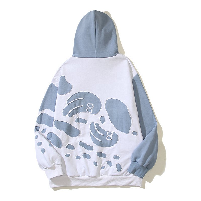 Худи Four Caccus With Clippings "Blue/White" фото № 2