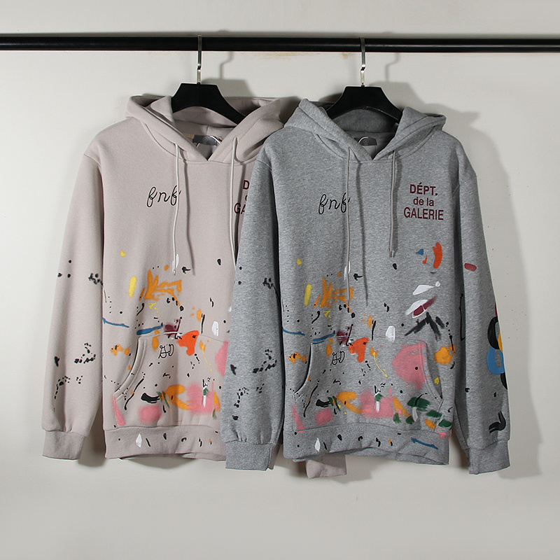 Худи Gallery Dept Paints "Beige" фото № 3