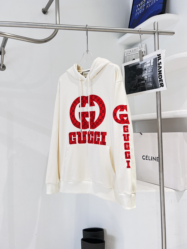 Худи Gucci Red Brand Logo "White" фото № 3