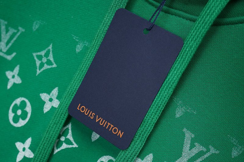 Худи Louis Vuitton Print Brand Logo Print "Green" фото № 5