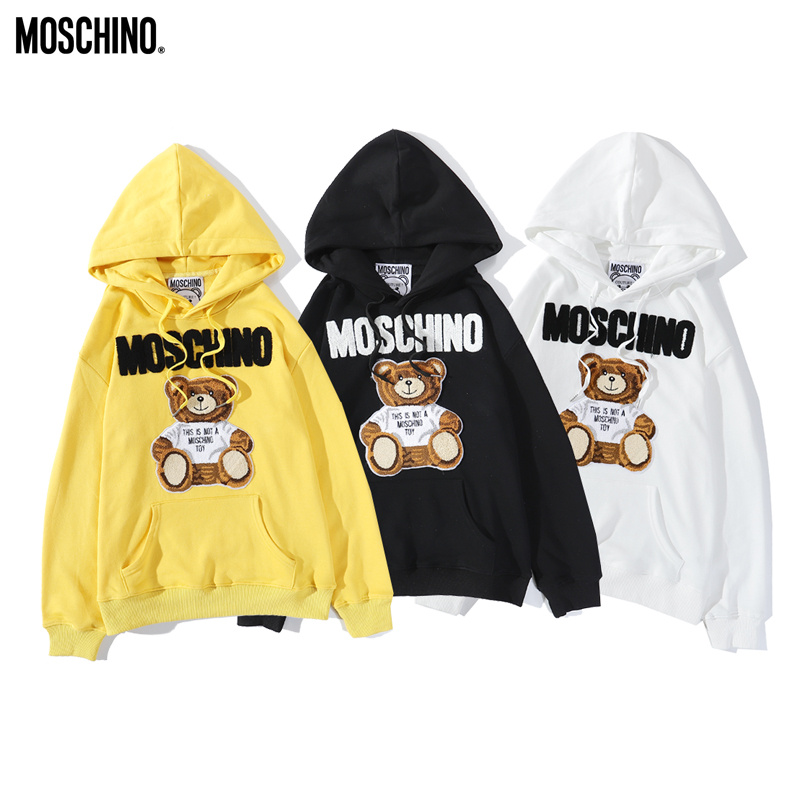 Худи Moschino Teddy Bear "White" фото № 2