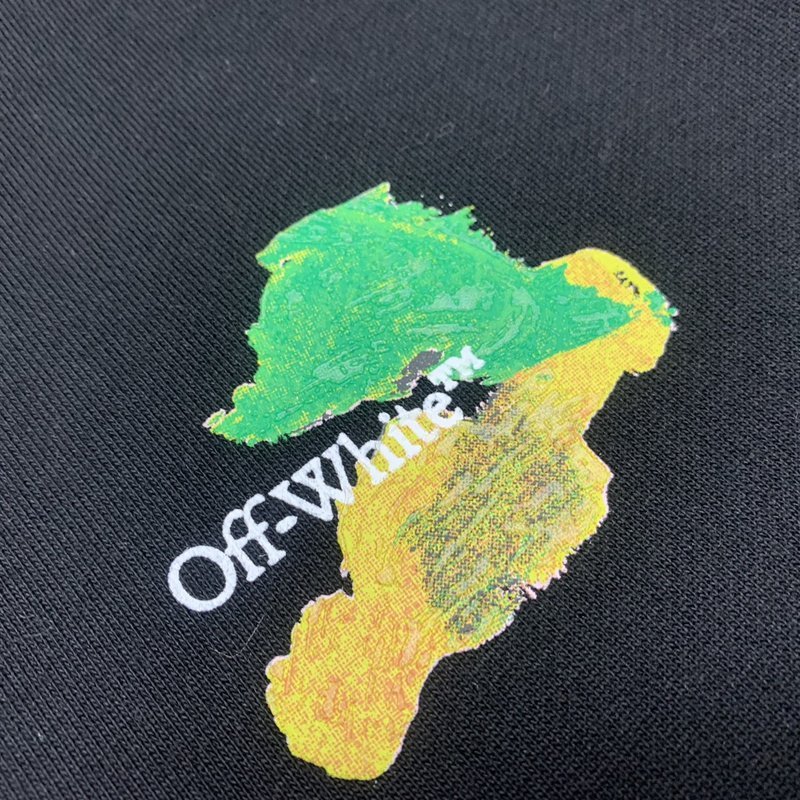 Худи OFF-White Multi-colored Diagonal Arrows "Black" фото № 5