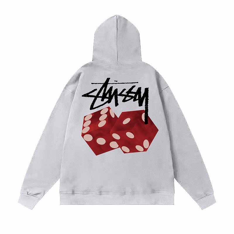 Худи Stussy Colored Dice "Gray" фото № 2
