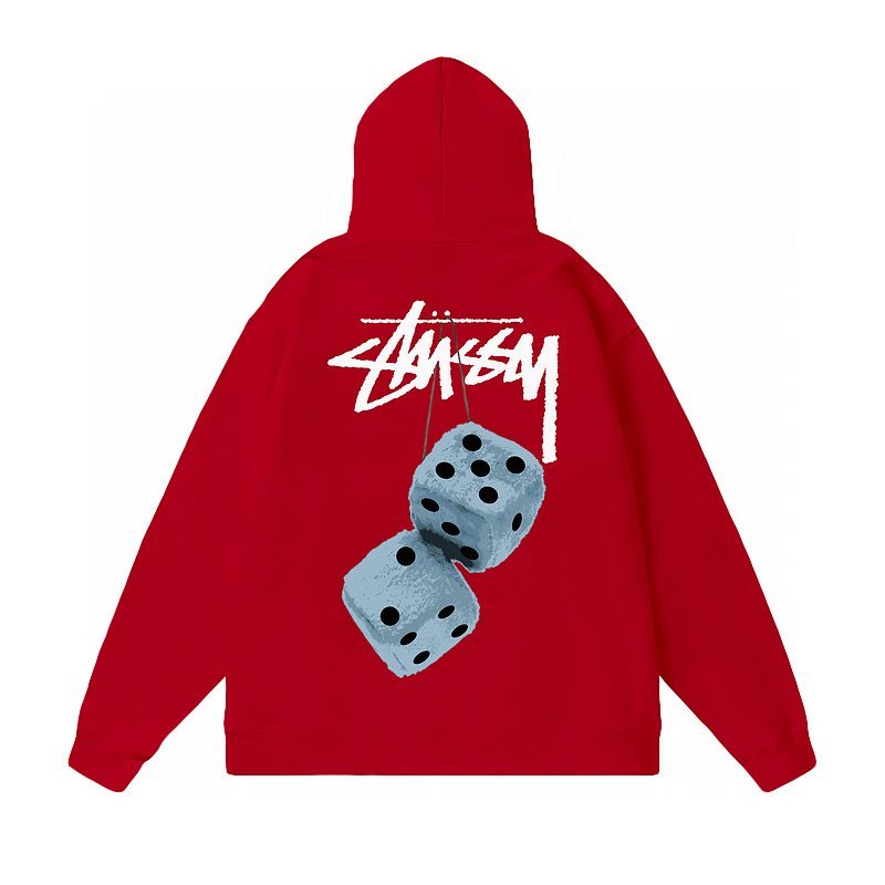 Худи Stussy Playing Dice "Red" фото № 2