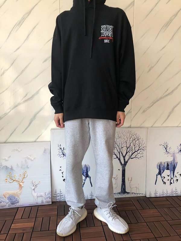 Худи Stussy Inscription Stussy Troops And Saber Print "Black" фото № 8