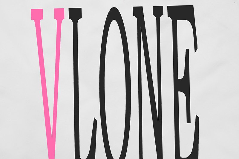 Худи Vlone Text With Pink Letter V "White" фото № 3