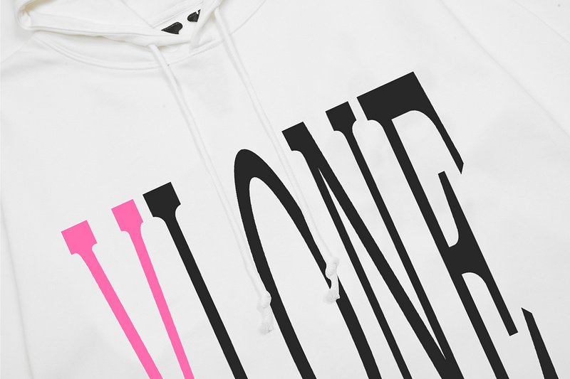 Худи Vlone Text With Pink Letter V "White" фото № 4