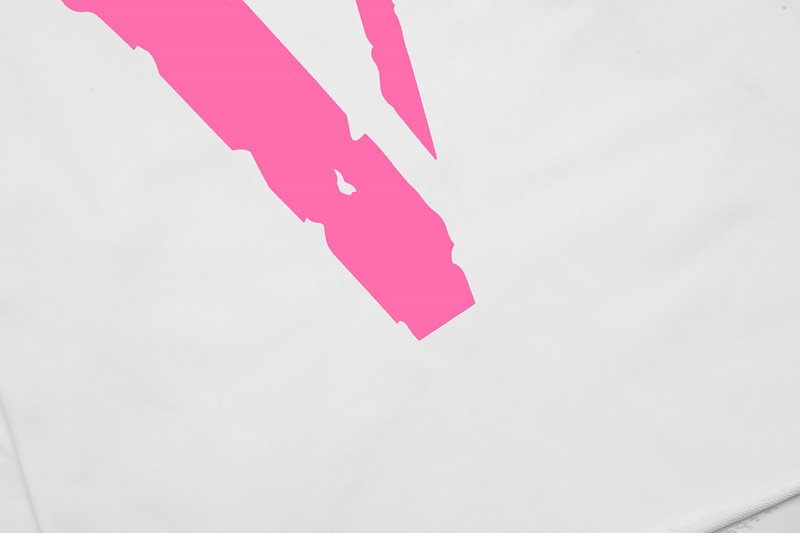 Худи Vlone Pink Text Friends "White" фото № 3