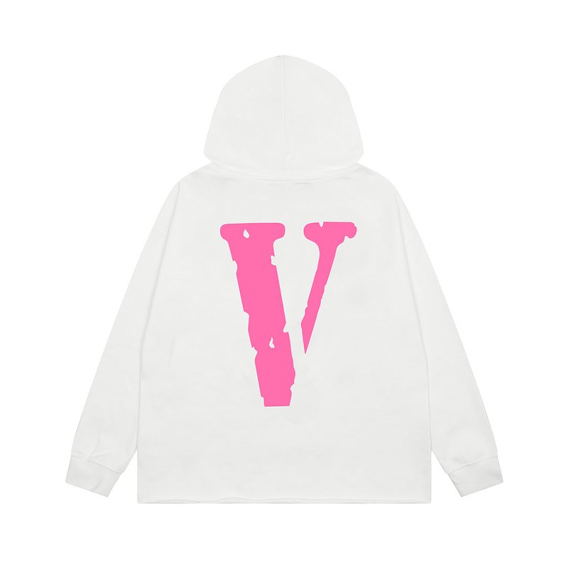 Худи Vlone Pink Text Friends "White" фото № 2