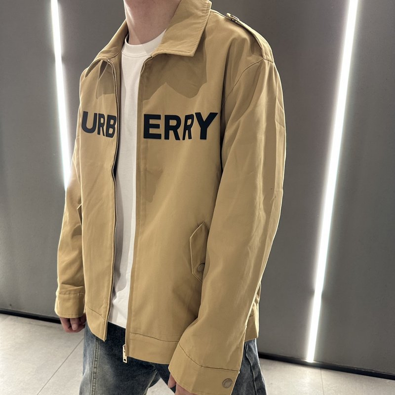 Куртка Burberry Turned Collar Flap Pockets “Beige” фото № 9