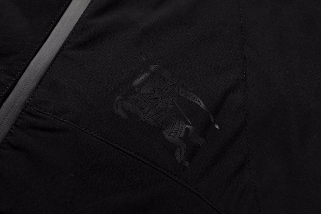 Куртка Burberry Frontside Clear The Warrior On The Horse "Black" фото № 2